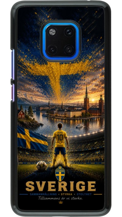 Coque Huawei Mate 20 Pro - Football Suède splash 2026