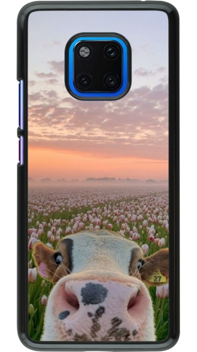 Coque Huawei Mate 20 Pro - Cow with tulips Spring 2026