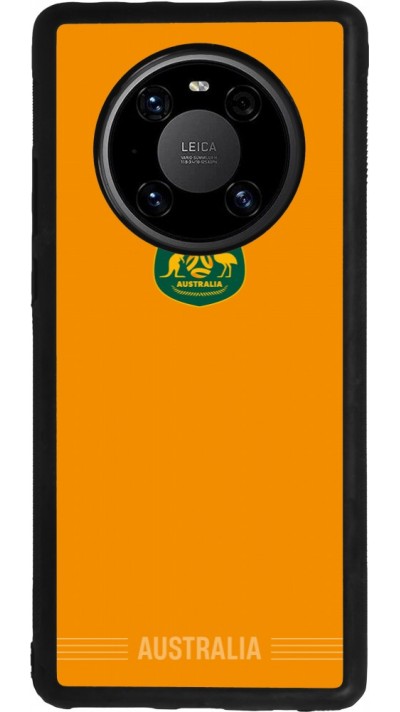 Coque Huawei Mate 40 Pro - Silicone rigide noir Maillot de football Australie 2026 personnalisable