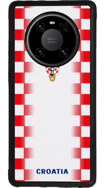 Coque Huawei Mate 40 Pro - Silicone rigide noir Maillot de football Croatie 2026 personnalisable