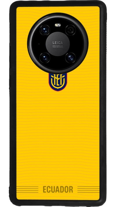 Coque Huawei Mate 40 Pro - Silicone rigide noir Maillot de football Équateur 2026 personnalisable