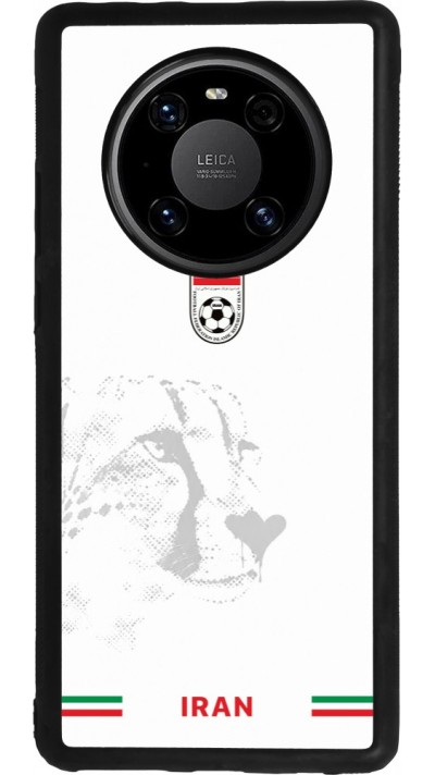 Coque Huawei Mate 40 Pro - Silicone rigide noir Maillot de football Iran 2026 personnalisable
