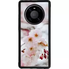 Coque Huawei Mate 40 Pro - Silicone rigide noir Cherry tree Spring 2026