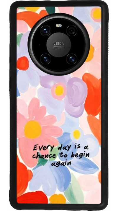 Coque Huawei Mate 40 Pro - Silicone rigide noir Every day is a chance Spring 2026
