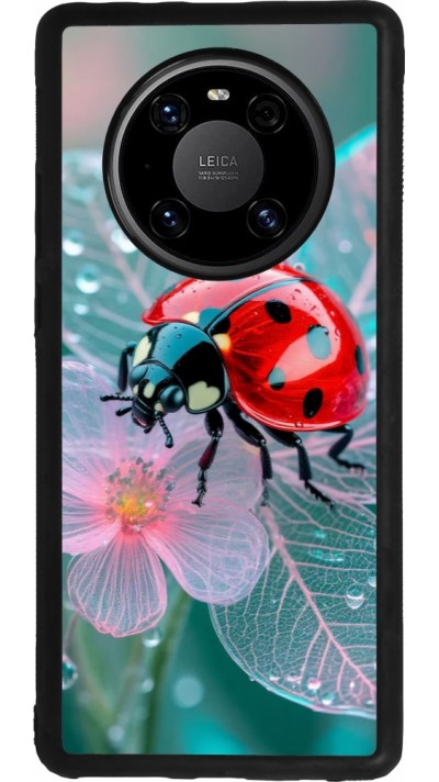 Coque Huawei Mate 40 Pro - Silicone rigide noir Ladybird in bloom Spring 2026