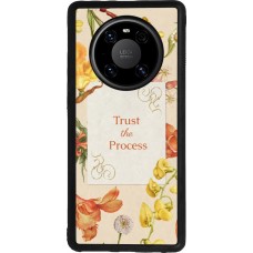 Huawei Mate 40 Pro Case Hülle - Silikon schwarz Trust the process Spring 2026