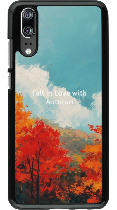 Coque Huawei P20 - Autumn 25 Fall in love