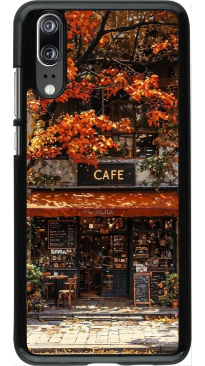 Coque Huawei P20 - Autumn 25 Coffee shop