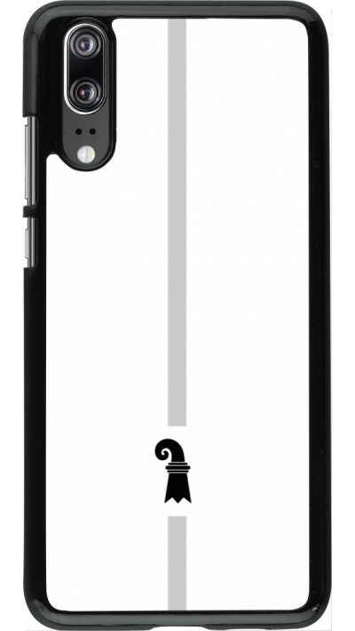 Coque Huawei P20 - Canton BS blanc