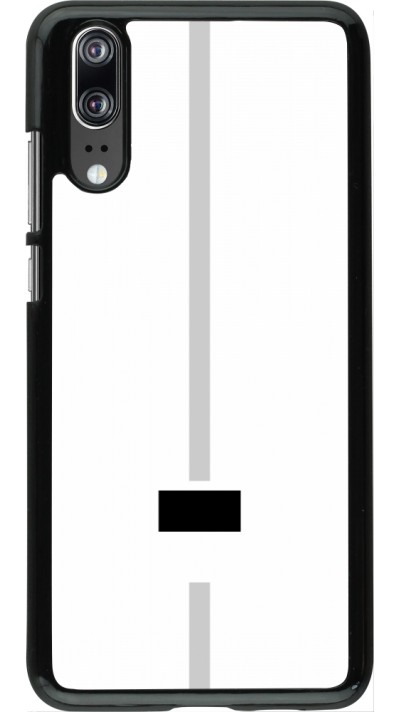 Coque Huawei P20 - Canton FR blanc