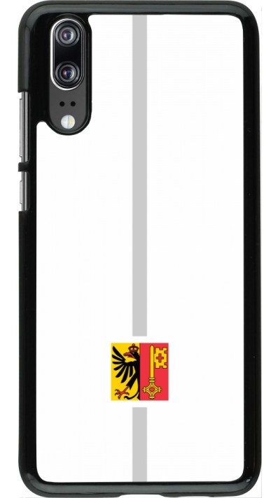 Coque Huawei P20 - Canton GE blanc