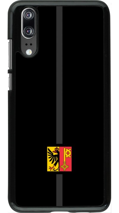 Coque Huawei P20 - Canton GE noir