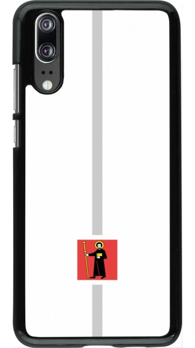 Coque Huawei P20 - Canton GL blanc