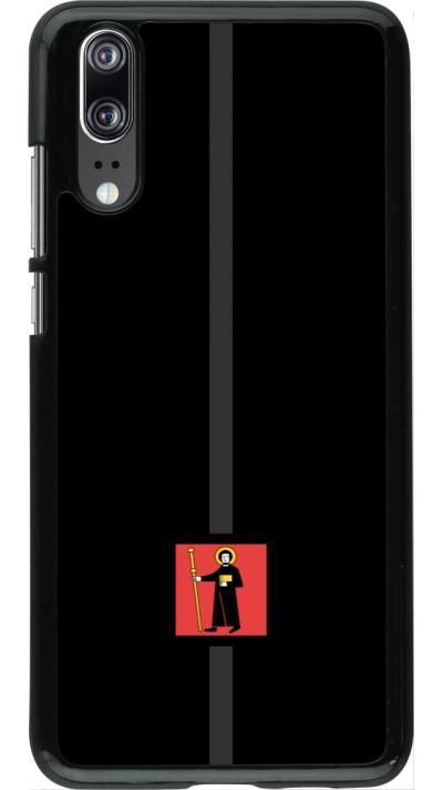 Coque Huawei P20 - Canton GL noir