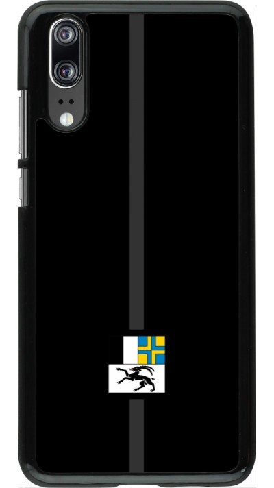 Coque Huawei P20 - Canton GR noir