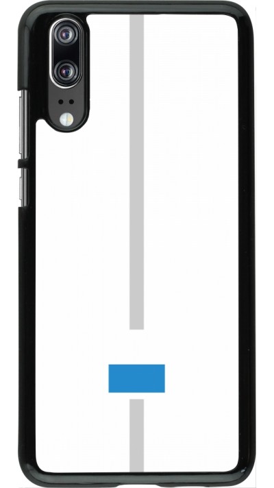 Coque Huawei P20 - Canton LU blanc