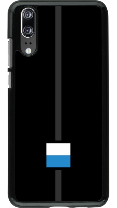 Coque Huawei P20 - Canton LU noir