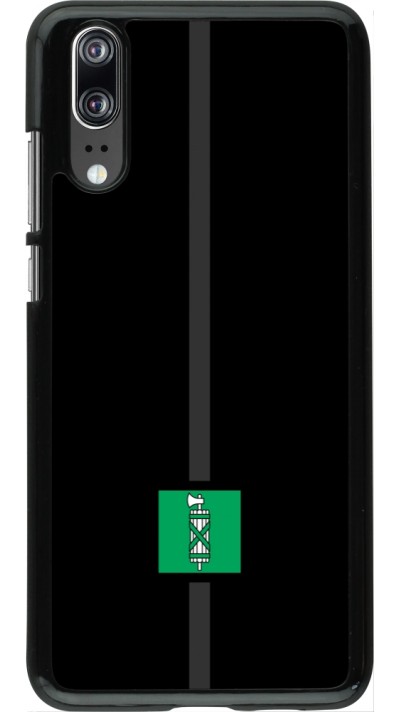 Coque Huawei P20 - Canton SG noir