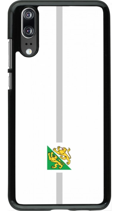 Coque Huawei P20 - Canton TG blanc