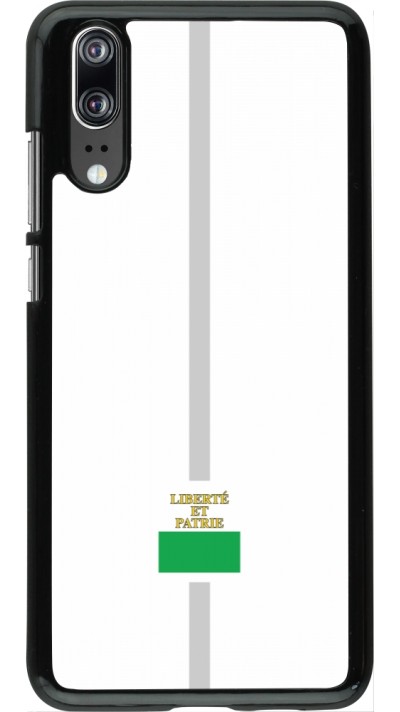 Coque Huawei P20 - Canton VD blanc