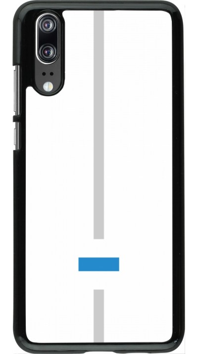 Coque Huawei P20 - Canton ZG blanc