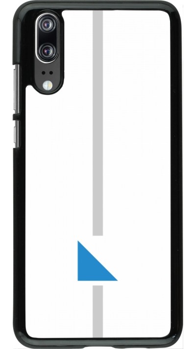 Coque Huawei P20 - Canton ZH blanc