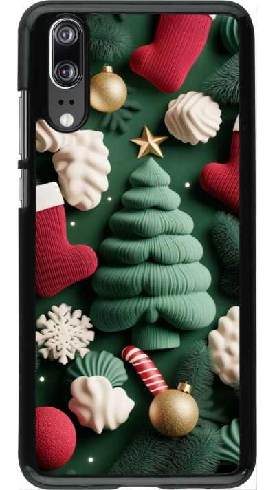 Huawei P20 Case Hülle - Christmas 25 Christmas textiles