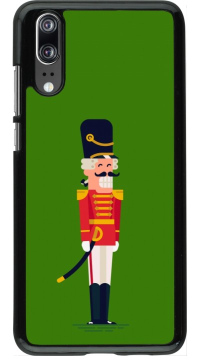 Huawei P20 Case Hülle - Christmas 25 Nutcracker Green