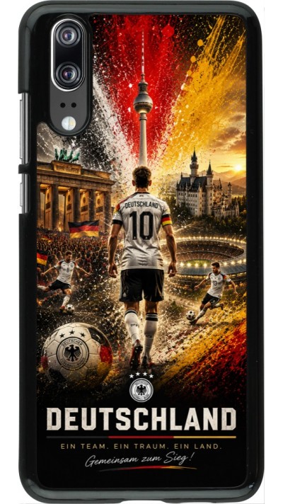 Coque Huawei P20 - Football Allemagne splash 2026