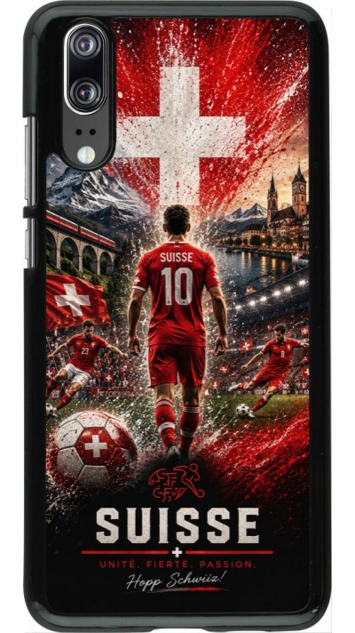 Coque Huawei P20 - Football Suisse splash 2026