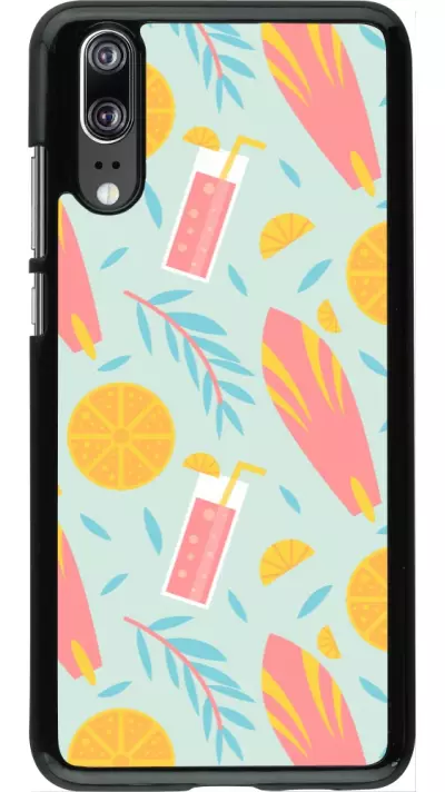 Coque Huawei P20 - Summer 2025 Pattern citron