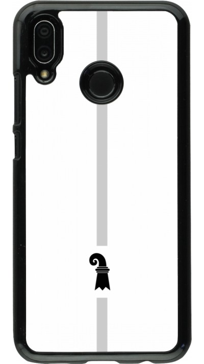 Coque Huawei P20 Lite - Canton BS blanc