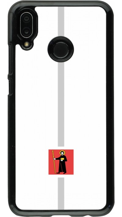 Coque Huawei P20 Lite - Canton GL blanc
