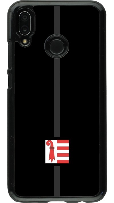 Coque Huawei P20 Lite - Canton JU noir