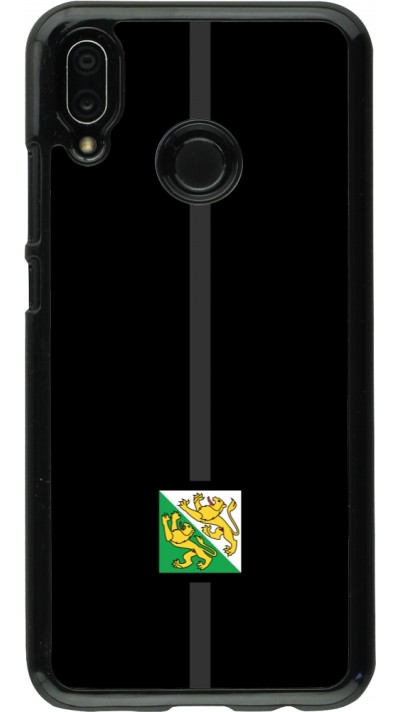 Coque Huawei P20 Lite - Canton TG noir