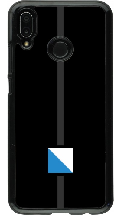 Coque Huawei P20 Lite - Canton ZH noir