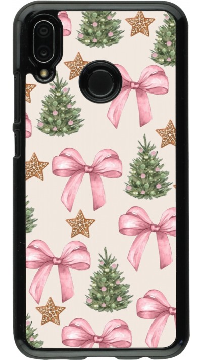Huawei P20 Lite Case Hülle - Christmas 25 Vintage Ribbons
