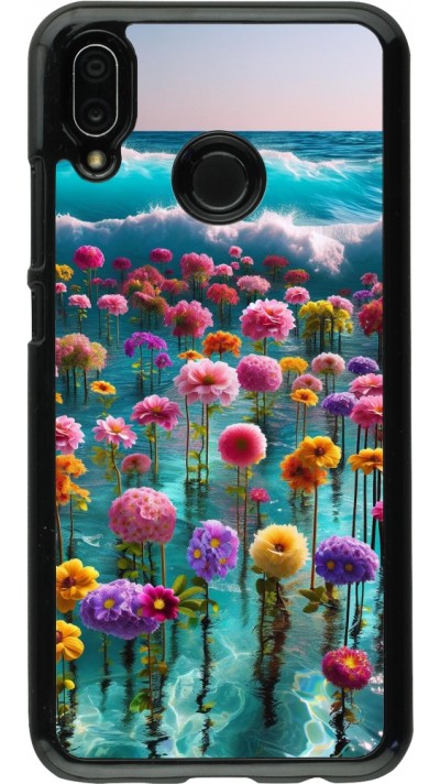 Coque Huawei P20 Lite - Flower sea waves