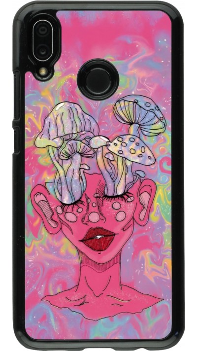 Coque Huawei P20 Lite - Psychedelic pink mushroom