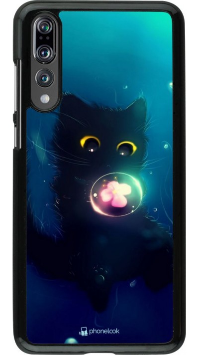 Hülle Huawei P20 Pro - Cute Cat Bubble Hülle Huawei P20 Pro - Cute Cat Bubble