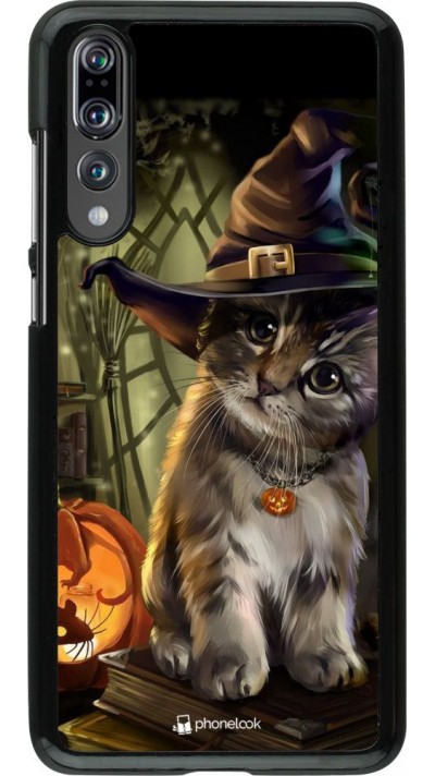 Hülle Huawei P20 Pro - Halloween 21 Witch cat Hülle Huawei P20 Pro - Halloween 21 Witch cat