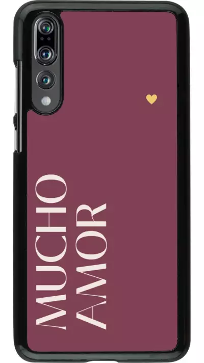 Coque Huawei P20 Pro - Valentine 2024 mucho amor rosado