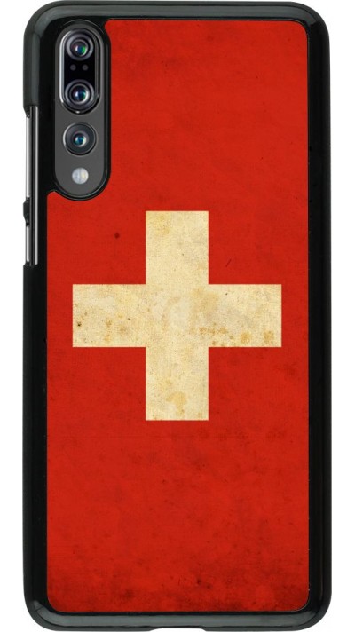 Hülle Huawei P20 Pro - Vintage Flag SWISS Hülle Huawei P20 Pro - Vintage Flag SWISS