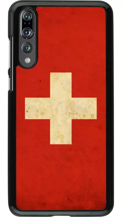 Coque Huawei P20 Pro - Vintage Flag SWISS