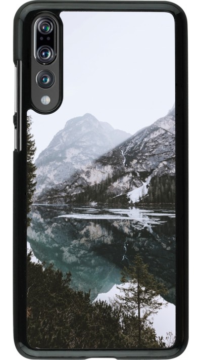 Huawei P20 Pro Case Hülle - Winter 22 snowy mountain and lake