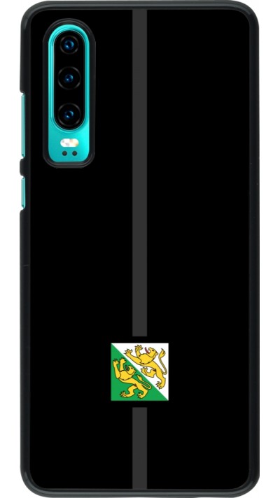 Coque Huawei P30 - Canton TG noir
