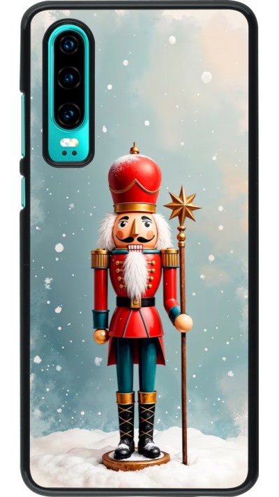 Huawei P30 Case Hülle - Christmas 25 Nutcracker Snow