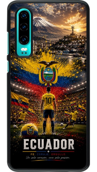 Coque Huawei P30 - Football Équateur splash 2026