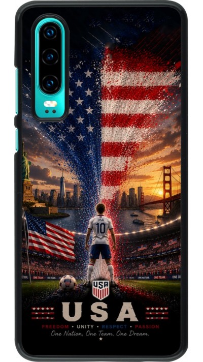Coque Huawei P30 - Football États-Unis splash 2026