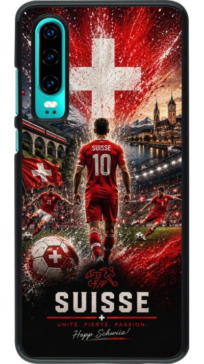 Coque Huawei P30 - Football Suisse splash 2026